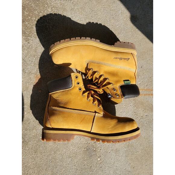 Eddie Bauer Timberland Style Rick Tan Hiking Boots Sz 10.5 main image 5